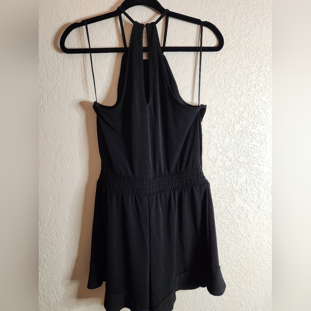 Express sz Small Black Romper NWOT